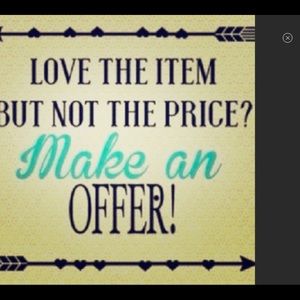 Love the item but not the price? Make an offer!